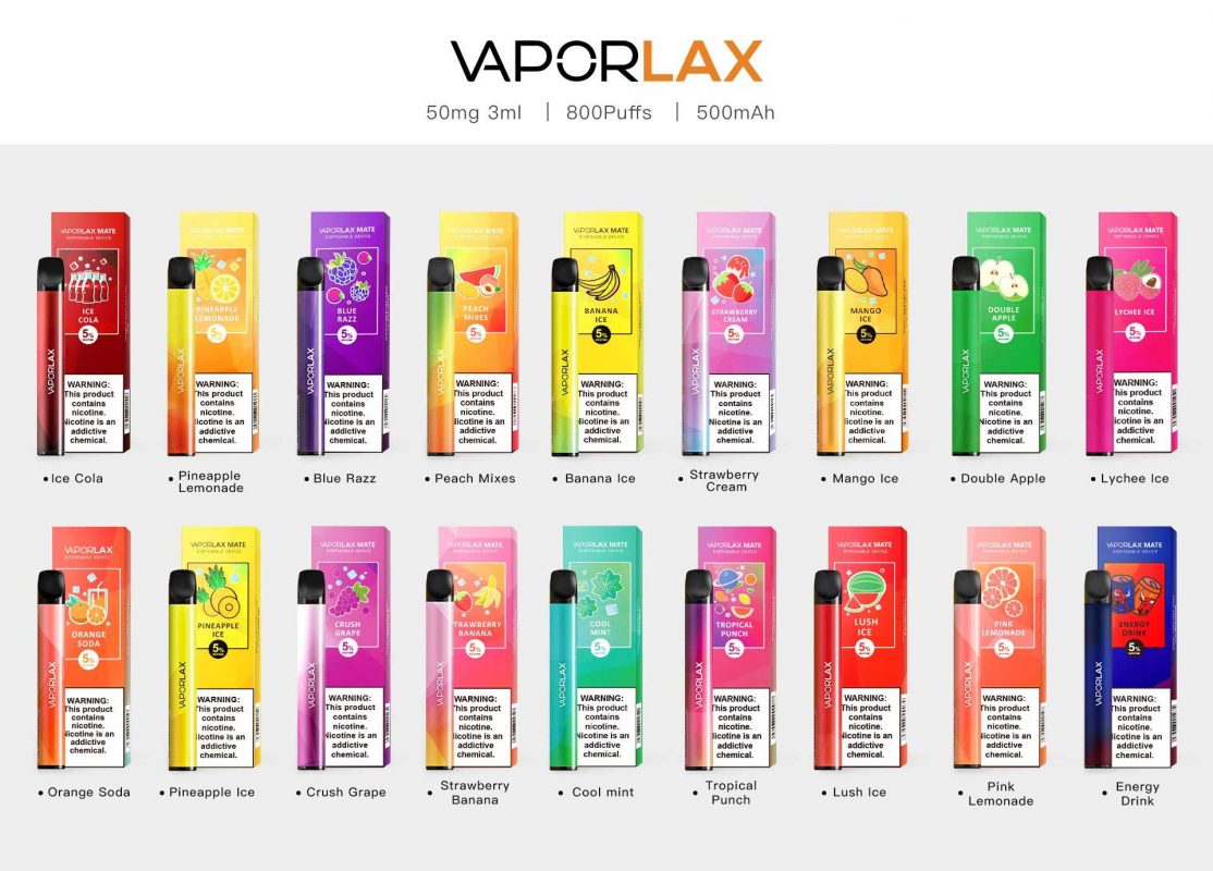 Vaporlax Mate Disposable Strawberry Cream Puffs Vapestation