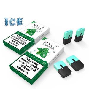 MYLE Pods ICED Mint – 4 Pcs MYLE Pods vapestation 2 Myle-Iced-Mint-Prefilled-Cartridge-Online-For-Sale-in-Pakistan1