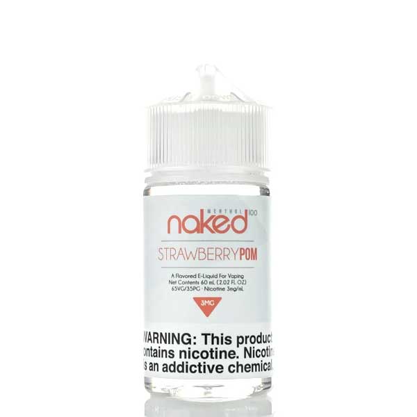 Strawberry POM by Naked 100 Menthol E-Liquid 60ml ⋆ Vape 
