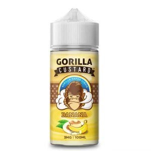 Gorilla Custard – Banana 100ml (3 , 6 mg) Eliquids