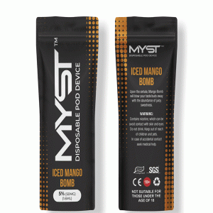 MYST---ICED-Mango-Bomb-50mg-Disposable-Pod-Device---1Pc