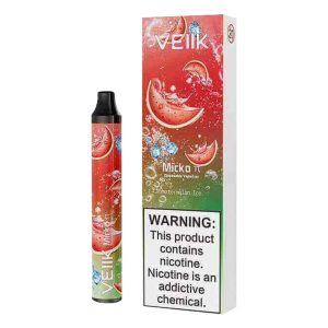 VEIIK Micko Pie Disposable – Watermelon ICE 50mg (600 Puffs) Disposable Vapes vapestation 2 veiik-micko-disposable-pie-watermelon-ice-box