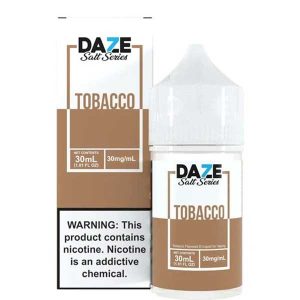 7 Daze Salt – Tobacco 30ml (30, 50 mg) 7 Daze vapestation 2 7-Daze-Salt-Tobacco-Nic-Salt-30ml-Best-Ejuice-in-Pakistan-by-VapeStation1
