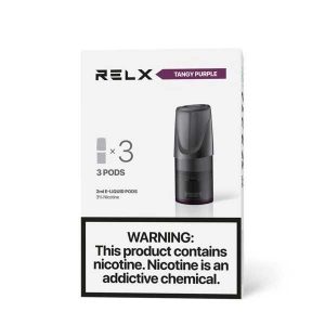 RELX Classic Pods – Tangy Purple (Grape ICE) 2% , 3% Nicotine – 3 Pcs Prefilled Pods / Disposable vapestation 2 Relx-Classic-Pod-Tangy-Purple-Authentic-Product-in-Pakistan3