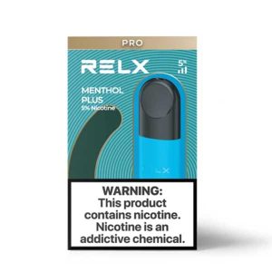 RELX Pod Pro – Menthol Plus – 5% Nicotine Prefilled Pods / Disposable vapestation 2 Relx-Pod-Pro-Menthol-Plus-50mg-Nicotine-Online-in-Pakistan-by-VapeStation2