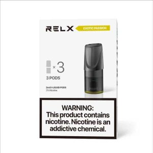 RELX Classic Pods – Exotic Passion (Passion Fruit ICE) 3% Nicotine – 3 Pcs Prefilled Pods / Disposable vapestation 2 Relx-Pods-Exotic-Passion-Fruit-Pods-Online-in-Pakistan-by-VapeStation3