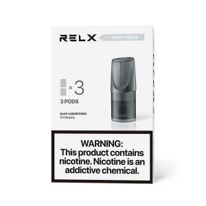 RELX Classic Pods – White Freeze 2% , 3% Nicotine – 3 Pcs Prefilled Pods / Disposable vapestation 2 Relx-White-Freeze-Pods-3-Percent-Nicotine-Salt-Online-in-Pakistan2