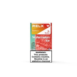 RELX Pod Pro – Fresh Red (Watermelon ICE) – 3% Nicotine Prefilled Pods / Disposable vapestation 2 relx-pod-pro-watermelon