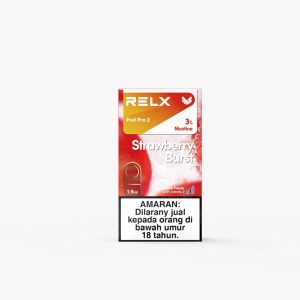 RELX Pod Pro – Garden’s Heart (Strawberry ICE) – 3% Nicotine Prefilled Pods / Disposable vapestation 2 strawberry burst