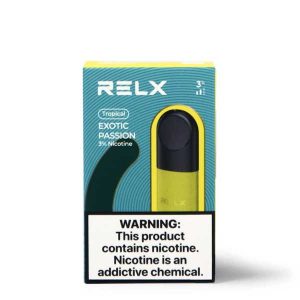 RELX Pod Pro – Exotic Passion (Passion Fruit) – 3% Nicotine Prefilled Pods / Disposable vapestation 2 Relx-Exotic-Passion-Pro-Pods-Online-in-Pakistan-by-VapeStation-PK1