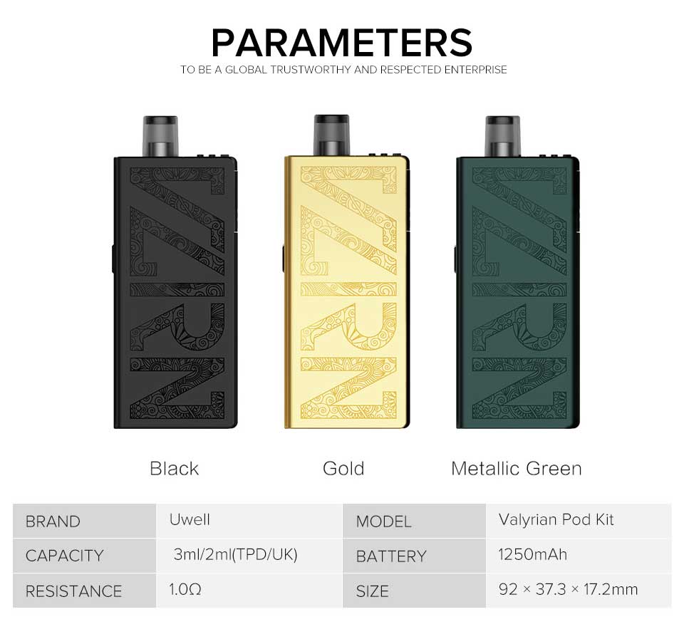 Uwell-Valyrian-25w-Pod-Kit-Starter-System-Vape-Online-in-Pakistan1