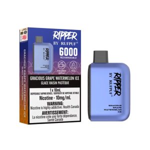 RUFPUF-Ripper-6000-Disposable-Gracious-Grape-Watermelon-Ice-50mg