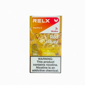 RELX Pod Pro – Red Buzz – 3% Nicotine Prefilled Pods / Disposable vapestation 2 Relx-Pods-Pro-Red-Buzz