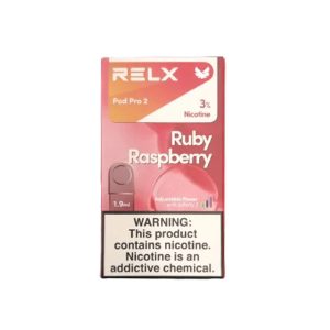 RELX Pod Pro – Ruby Raspberry – 3% Nicotine Prefilled Pods / Disposable vapestation 2 Relx-Pods-Pro-Ruby-Raspberry-3%