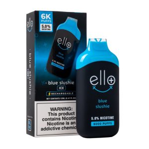 Ello-Plus-Disposable-Vape-Blue-slushie-ice-50mg