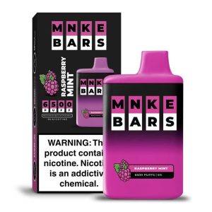MNKE-Disposable-Vape-Raspberry-Mint-6500-Puffs