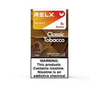 RELX Pod Pro – Classic Tobacco – 5% Nicotine Prefilled Pods / Disposable vapestation 2 Relx-Pods-Pro-Classic-Tobacco