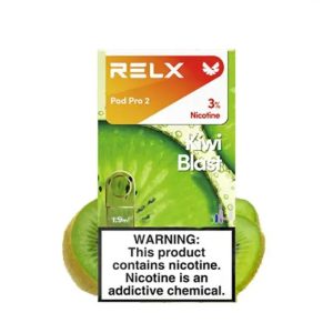 RELX Pod Pro – Kiwi Blast – 3% Nicotine Prefilled Pods / Disposable vapestation 2 Relx-Pods-Pro-Kiwi-Blast-30mg