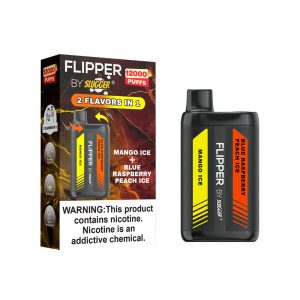 Flipper-Disposable-Raspberry-Ice+Mango-Peach-Watermelon-Ice-40mg