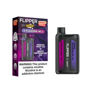 Flipper-Disposable-Vape-Passion-Fruit-Ice+Grape-Watermelon-Ice-40mg