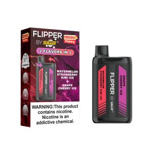 Flipper-Disposable-Vape-Watermelon-Strawberry-Kiwi-Ice-+-Grape-Cherry-Ice-40mg