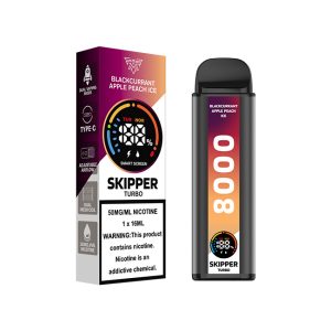 Skipper Turbo Disposable Vape - blackcurrant apple peach ice