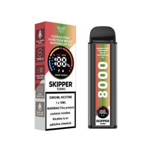 Skipper Turbo Disposable Vape - passion fruit honeydew melon watermelon ice