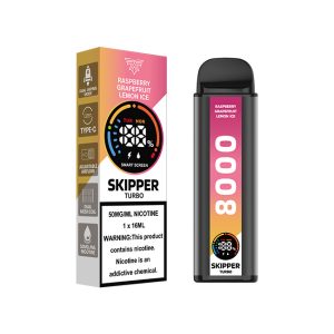 Skipper Turbo Disposable Vape -raspberry grapefruit lemon ice