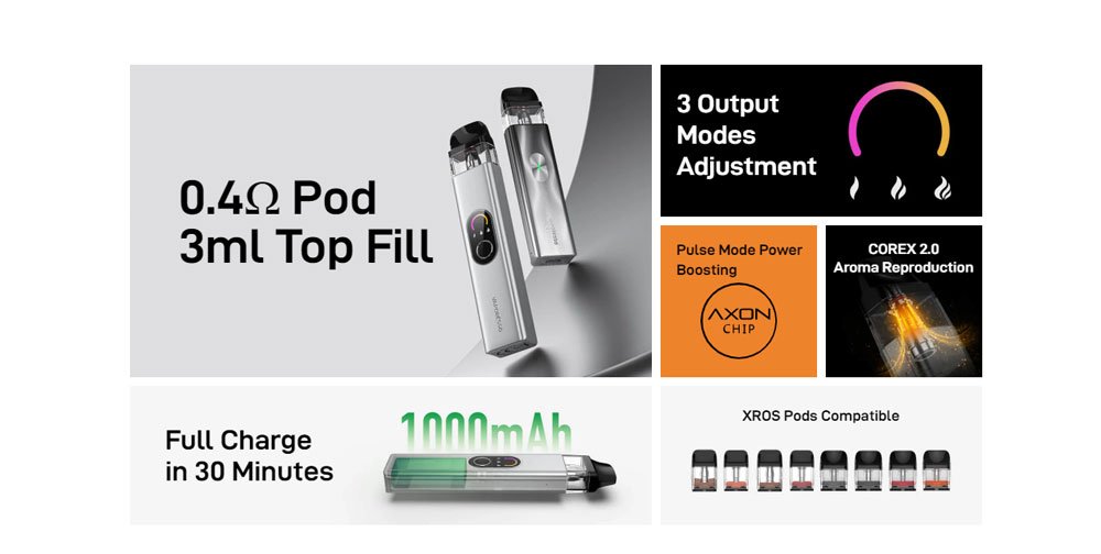 Vaporesso-Xros-4-Pod-System-Kit-in-Pakistan