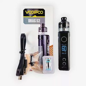 Voopoo Drag S2 Pod Mod Kit 60Watts (2500mAh) Starter Kits vapestation 2 Drag-S2-Pod-Mod-Kit-Black