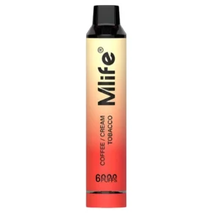 Mlife Disposable Vape - Coffee Tobacco 50mg 6000 Puffs
