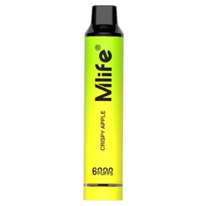 Mlife Disposable Vape - Crispy Apple 50mg 6000 Puffs
