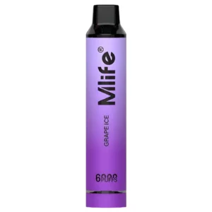 Mlife Disposable Vape - Grape Ice 50mg 6000 Puffs