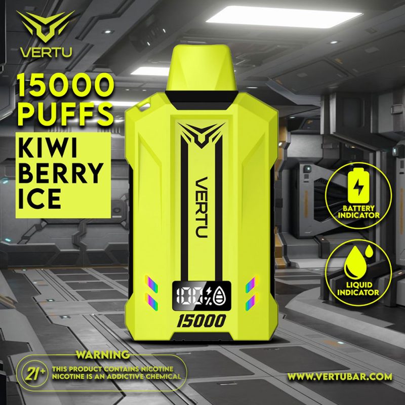 Posh VERTU Disposable Vape – Kiwi Berry 50mg 15000 Puffs Disposable Vapes