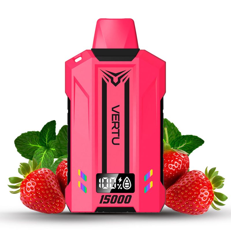 Posh VERTU Disposable Vape – Strawberry Mint 50mg 15000 Puffs Disposable Vapes vapestation POSH-Vertu-Disposable-Vapes-Strawberry-Mint