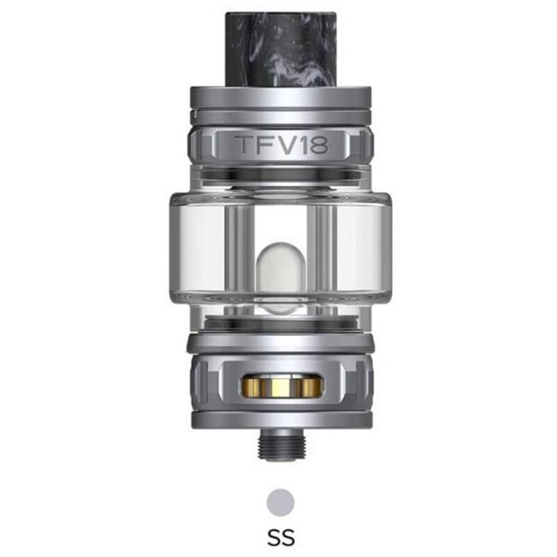 SMOK-TFV18-Sub-Ohm-Tank-Silver