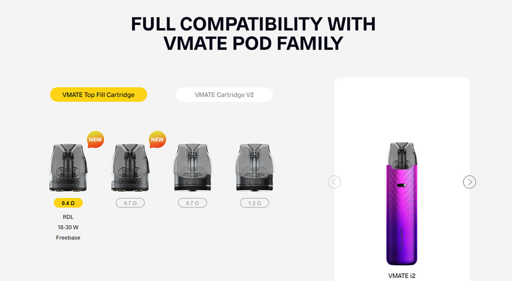 Voopoo-Vmate-i2-Pod-System-Kit-30W-1500mAh-Online-In-Pakistan