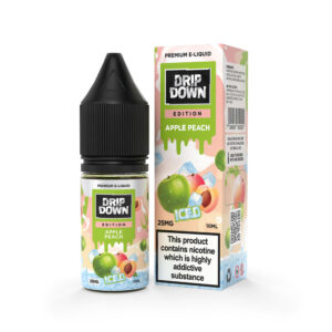 Drip-Down-Apple-Peach-Ice-Saltnic-E-Liquid-10ml