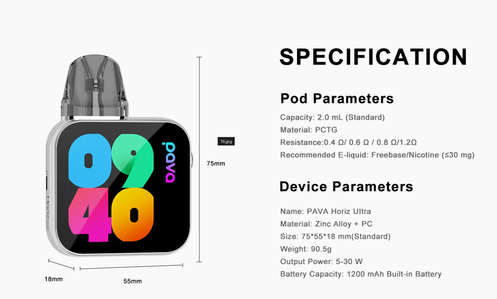 Horiz-Ultra-Pod-1300mAh