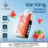 Elf Bar Ice King Disposable Vape – Strawberry Kiwi Ice (50mg) (30,000 Puffs) Disposable Vapes vapestation Elf Bar Ice King Disposable Vape – Strawberry Kiwi Ice (50mg) (30,000 Puffs) Disposable Vapes