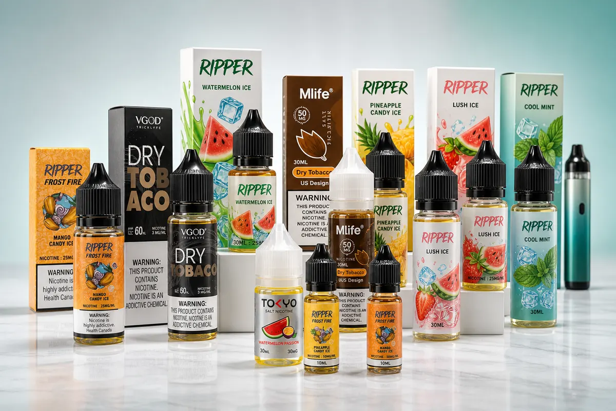 Liquid-dominant vape flavour products for Best Vape Flavours in Pakistan 2026