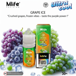 MLife Ultra Cool Salt - Grape Ice 30ml (50 mg)
