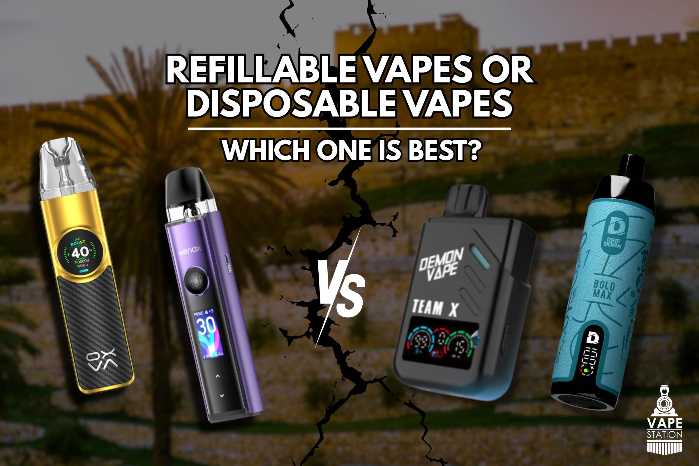 Refillable Vapes vs Disposable Vapes in Pakistan