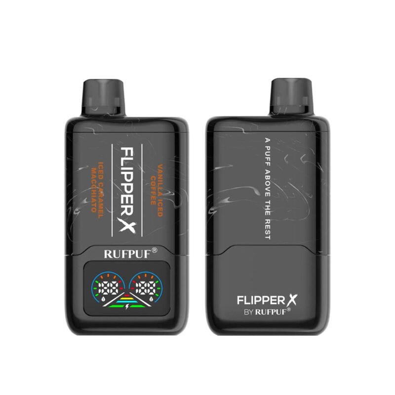 Rufpuf-Flipper-X-Disposable-Vanilla-Iced-Coffee-+-Iced-Caramel-Macchiato