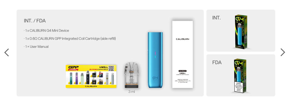 Uwell-Caliburn-G4-Mini-Kit