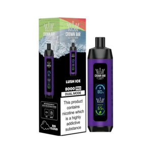 Al Fakher Crown Bar Disposable Vape – Lush Ice (5mg) (8000 Puffs) Al Fakher Disposables vapestation Al-Fakher-Crown-Bar-Lush-Ice-5mg-8000-Puffs