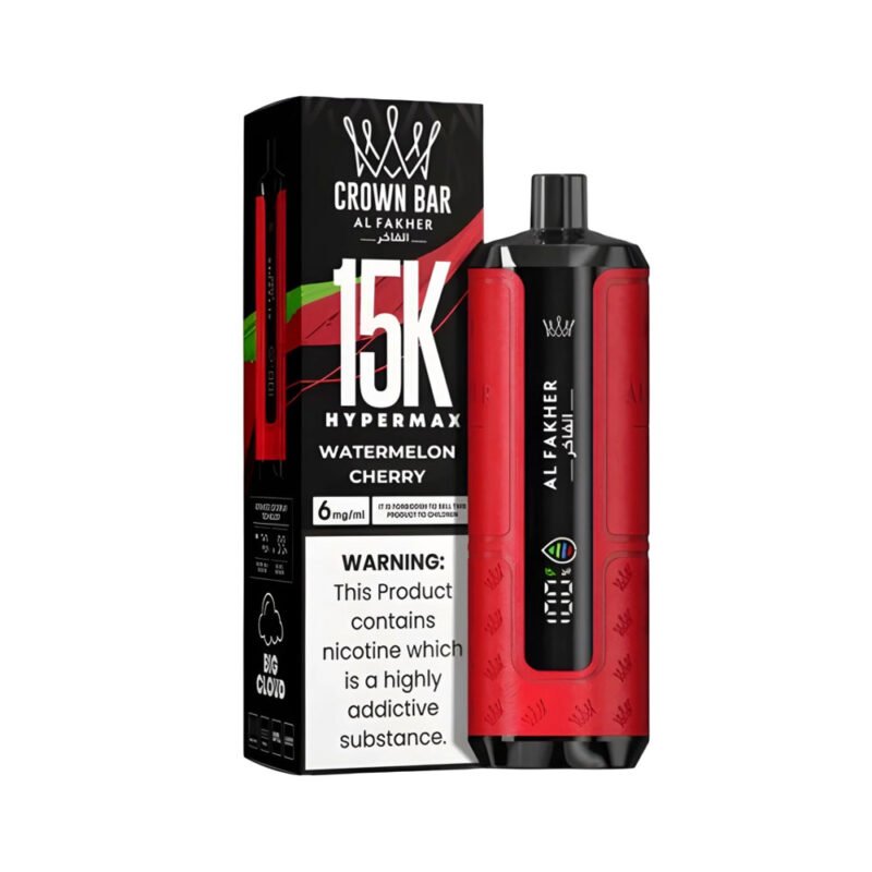 Al-Fakher-Crown-Bar-Watermelon-Cherry-6mg-15000-Puffs