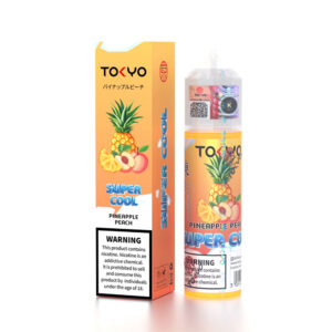 Tokyo-Super-Cool-Series-E-Liquid-Pineapple-Peach-60ml-(3,-6-mg)