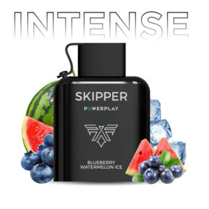 Skipper Powerplay Prefilled Pod – Blueberry Watermelon Ice – 50mg – 16000 Puffs Prefilled Pods / Disposable vapestation Skipper-Powerplay-Blueberry-Watermelon-Ice-16K-Puffs