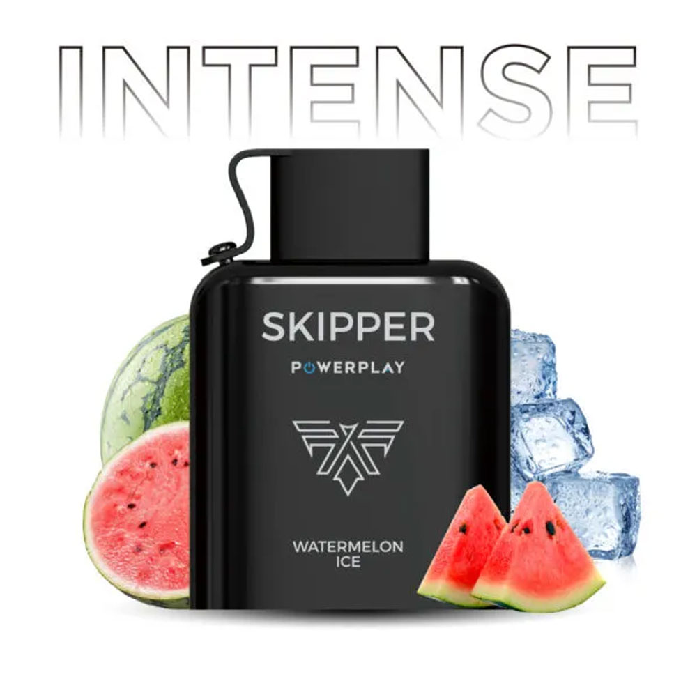 Skipper Powerplay Prefilled Pod – Watermelon Ice – 50mg – 16000 Puffs Prefilled Pods / Disposable vapestation 2 Skipper-Powerplay-Watermelon-Ice-50mg-16K-Puffs